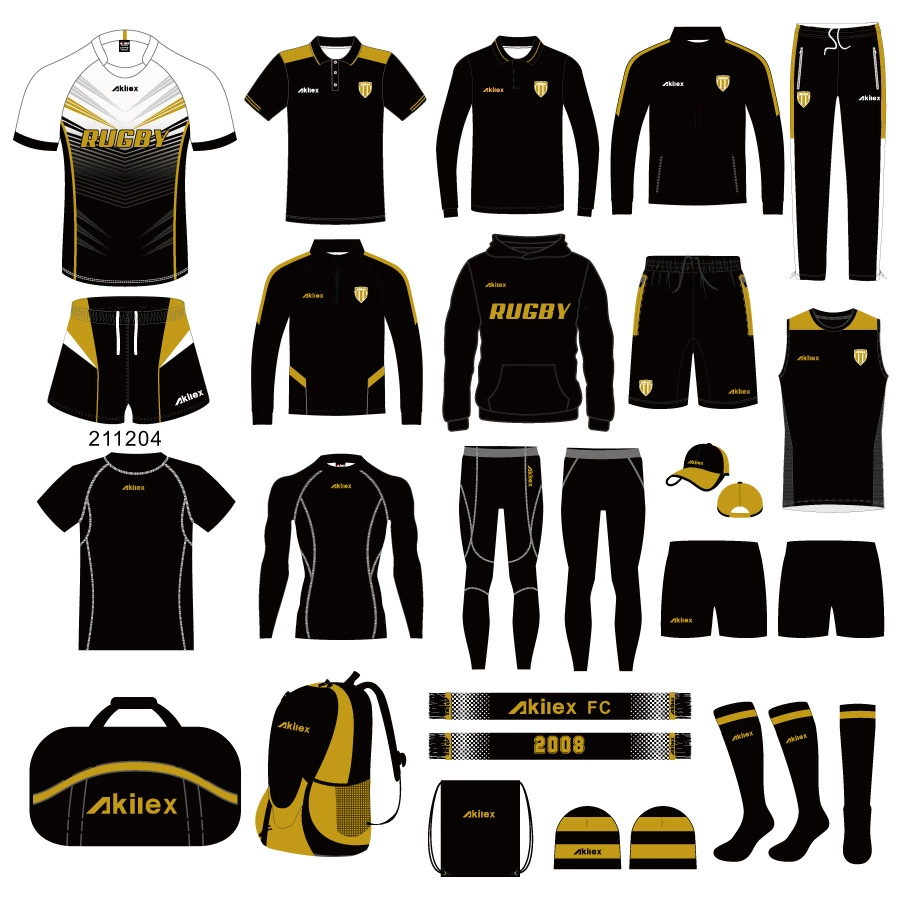 Custom Sublimation Rugby Jersey - Breathable Moisture-Wicking Team Wear