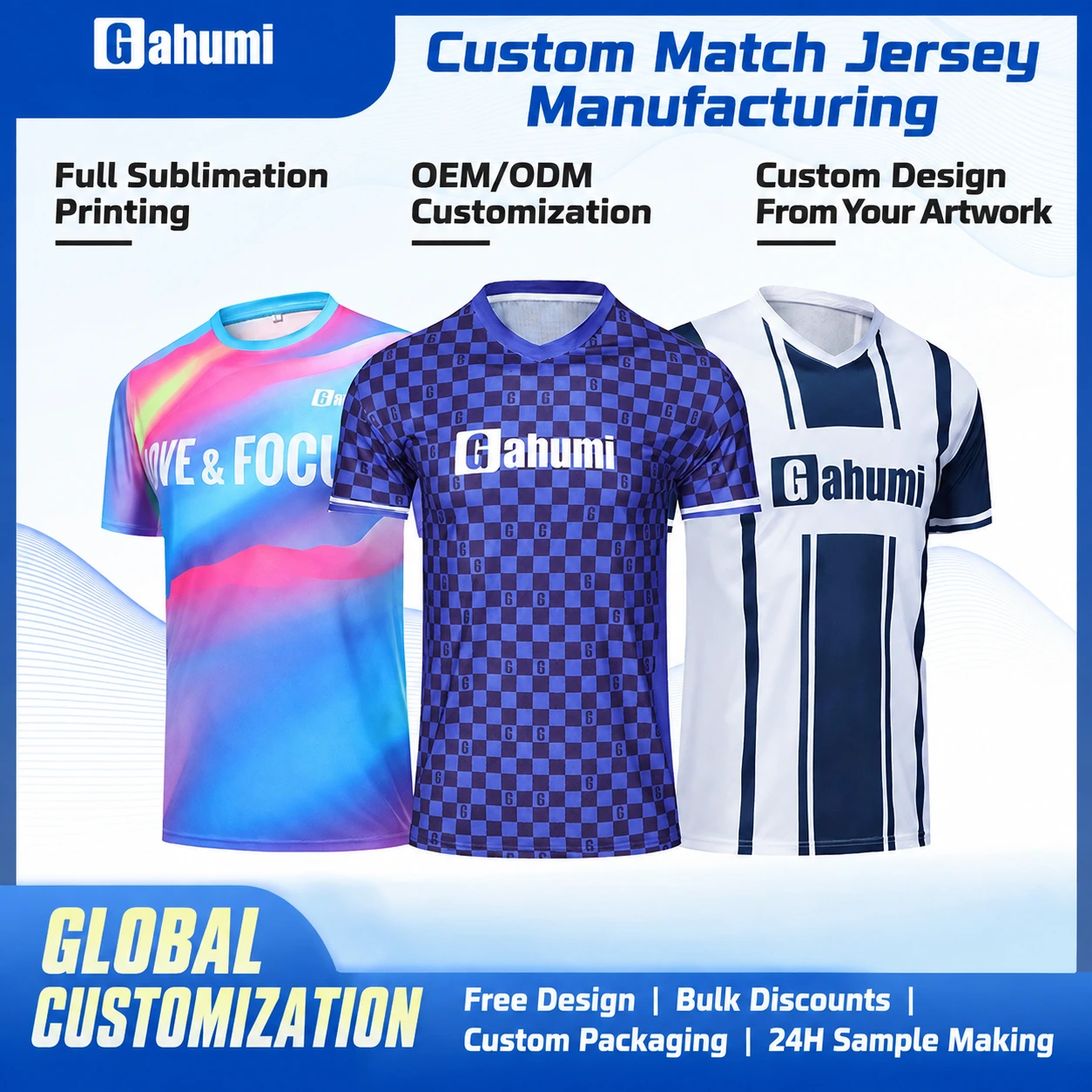 Factory Direct Custom Soccer Jersey Training Match Uniform Logo Printing
