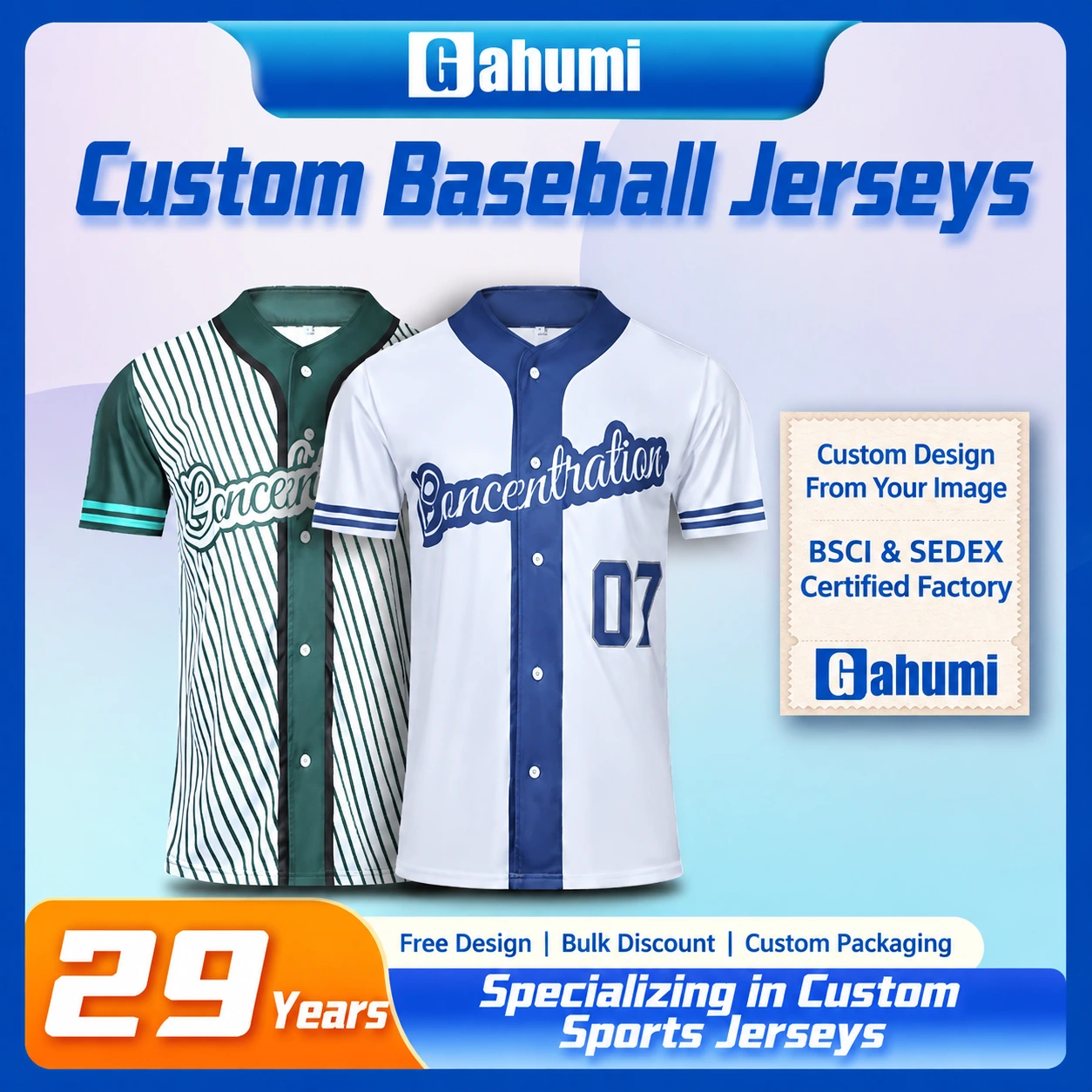 Maillot personnalisé de baseball/softball à séchage rapide, respirant, avec broderie, manches courtes